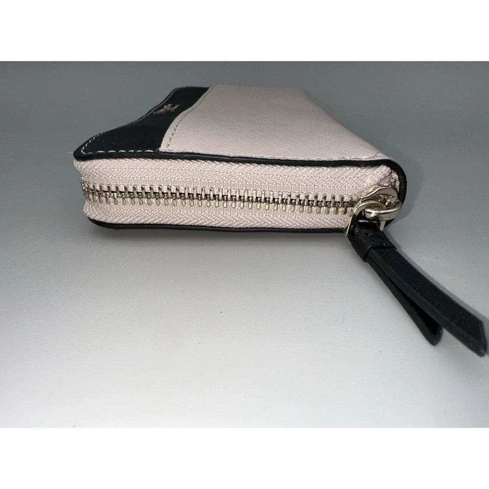 Kate Spade NWT Cameron Large Continental Wallet Warm Beige Black